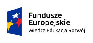 Logotyp Fundusze Europejskie Wiedza Edukacja Rozwój